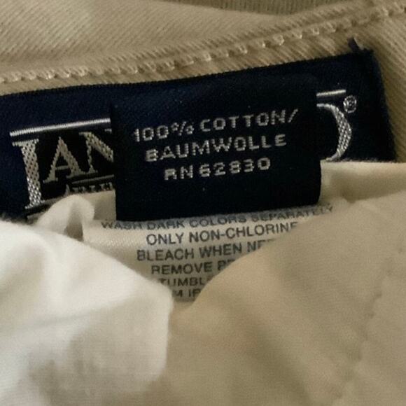 Lands End Khaki Pants Womens 20 Flat Front Casual Preppy Officewear Chino NWT - Picture 10 of 10